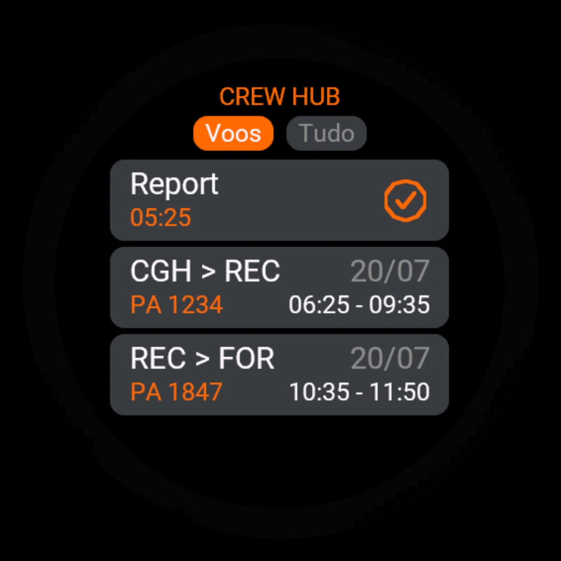 Crew Hub – Flight Roster · Screenshot 0