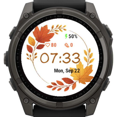 Autumn Leaves Circle – Minimal Fall · Screenshot 1
