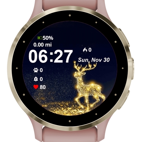 Christmas Gold Stars Reindeer · Screenshot 0