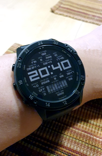 Digital For TactixD v2 Beta watch face screenshot 2