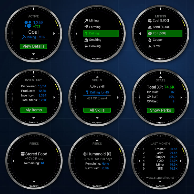 StepCrafter RPG · Screenshot 3