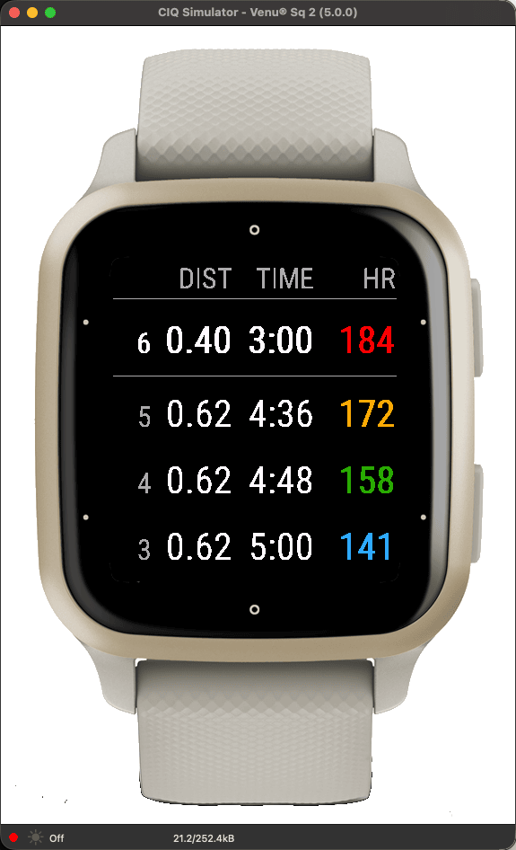 Lap Log · Screenshot 4