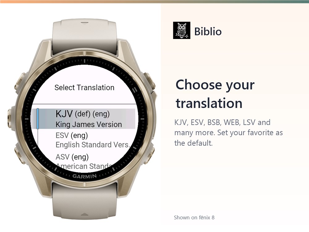 Biblio: Bible Reader, Memory & Reading Plans · Screenshot 1