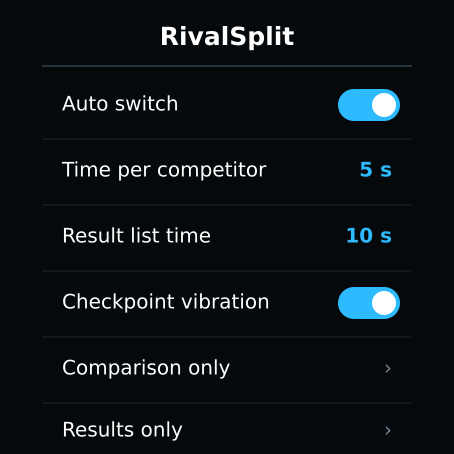 Rivalsplit · Screenshot 3