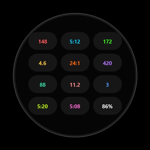 FlexDozen - 12-Slot Data Field · Screenshot 3