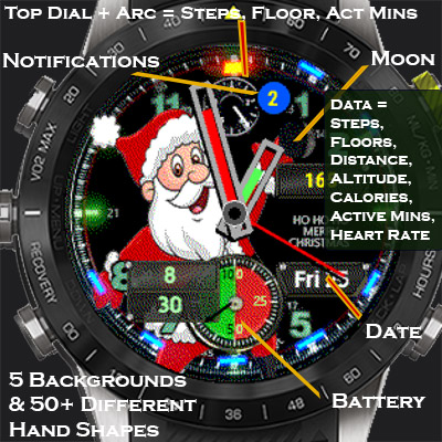 Christmas Analog Amoled Watch Collection · Screenshot 0