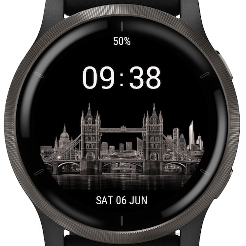 London Tower Bridge — Night Skyline Watch Face · Screenshot 0