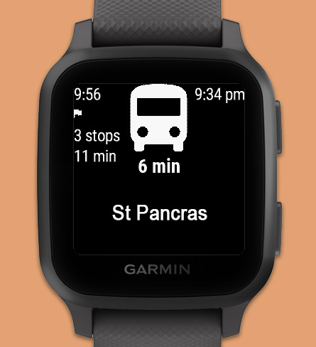 Garmin smartwatch google maps sale