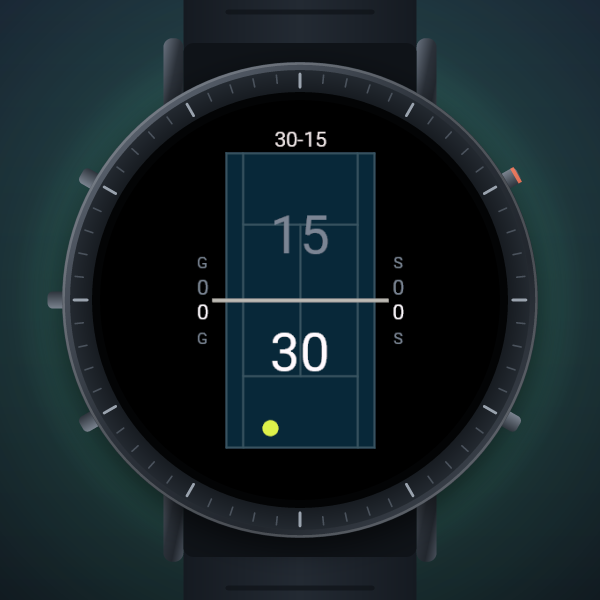 Courtbeat – Tennis Stroke & Score Tracker · Screenshot 1