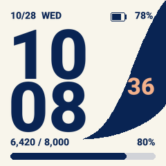 TIDELINE Garmin watch face preview