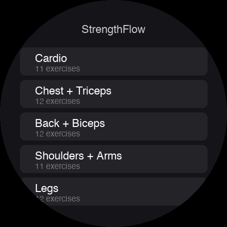 StrengthFlow · Screenshot 0