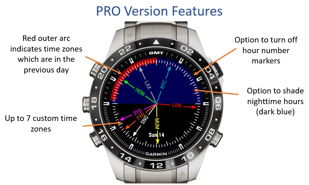 Spokes Worldtime · Screenshot 1