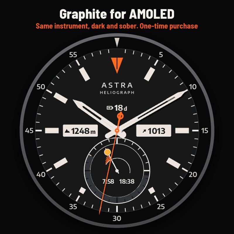 Astra Heliograph Pro – 户外高对比度表盘 · Screenshot 4