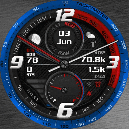 iFacer - TachyMeter 01 · Screenshot 0