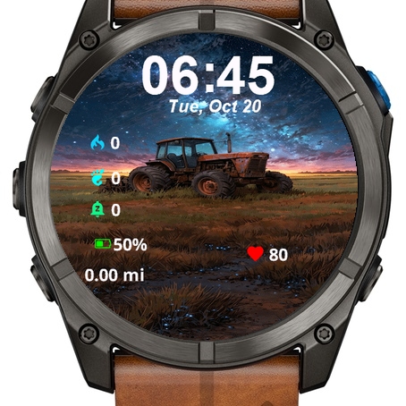 Old Tractor Field Starry Sky · Tangkapan layar 1