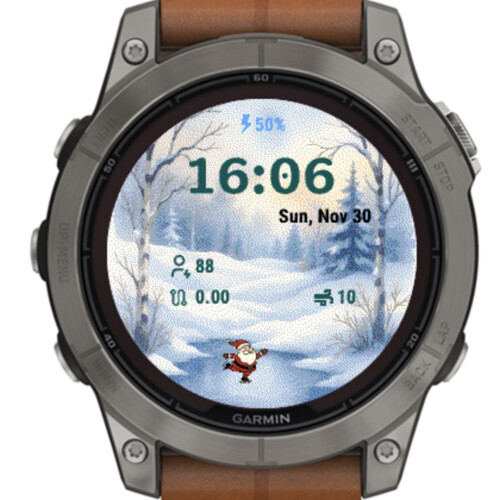 Winter Skating Santa · Screenshot 0