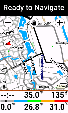 MapDashboardMS (Multi Sport/Profile) · Screenshot 1