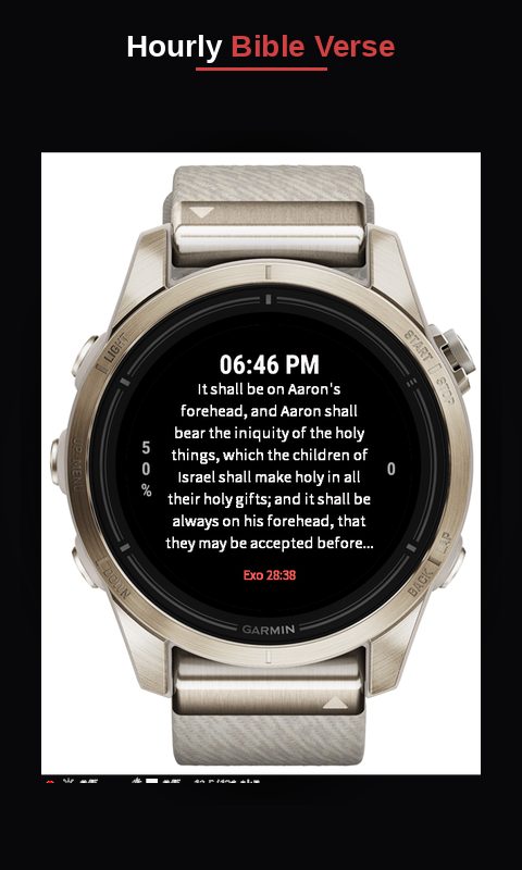 V2V Hourly Bible Verses Watchface · Screenshot 1