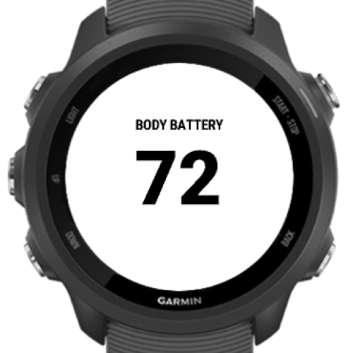 Body Battery Datafield · Screenshot 0