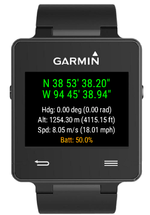 GPS Position (LLA, UTM, USNG, MGRS, QTH, & more) · Screenshot 3