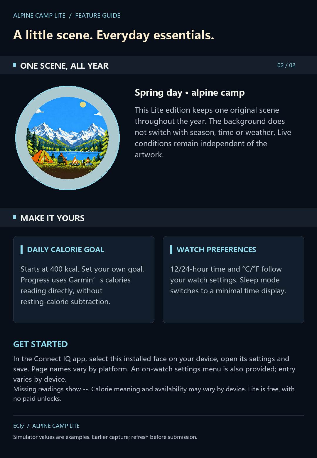 Alpine Camp Lite · Screenshot 1