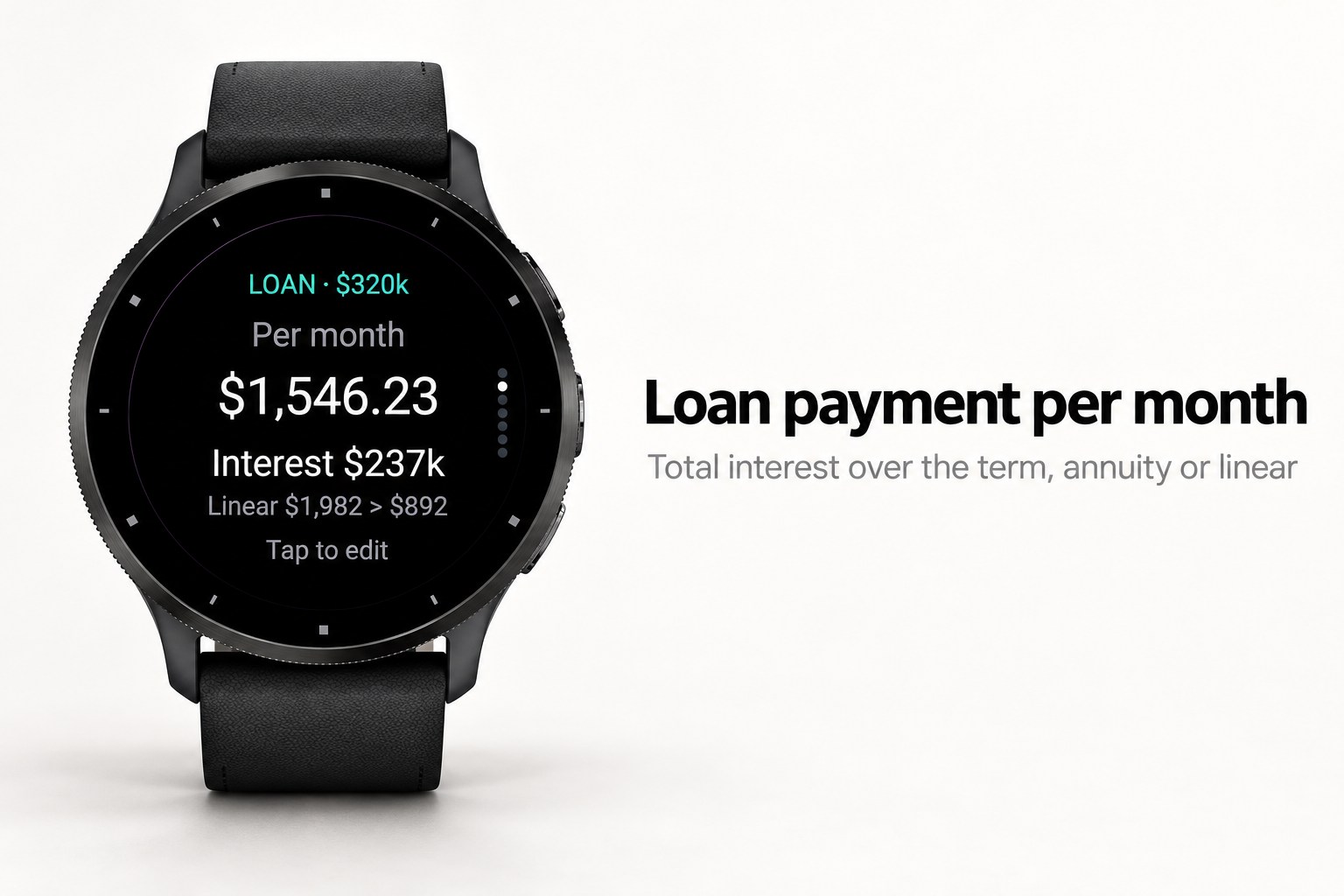 Ledgr - Financial calculator · Screenshot 0