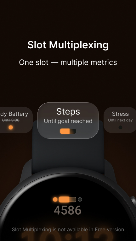 Du. Free — AMOLED watch face · Screenshot 3