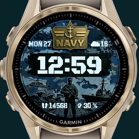 MnM NAVY "AMOLED" 6