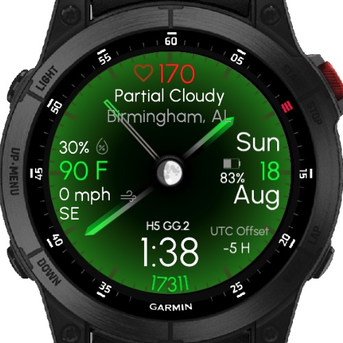 Gradient Green (Garmin Wx - TRIAL ONLY) · Screenshot 3