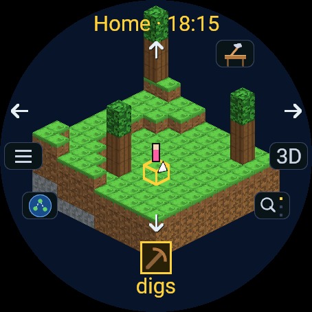 Blockisle – 3D 方块建造与挖矿游戏 · Screenshot 1