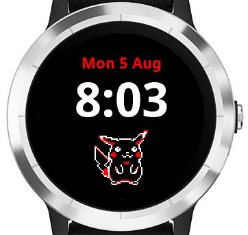 Pikachu Watchface · Screenshot 3