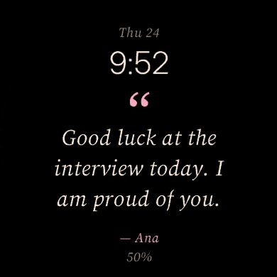 Dear Day Watch Face - Quote of the Day · Screenshot 4