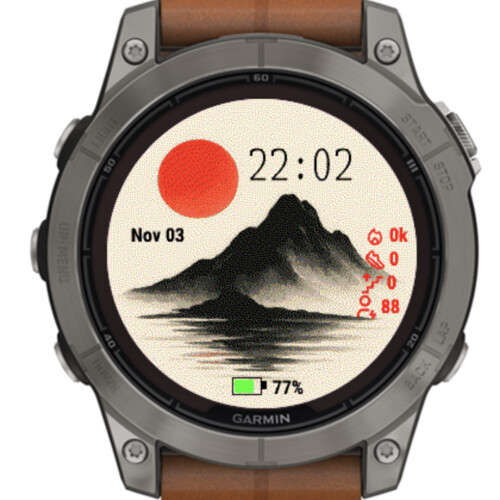 Rising Sun Over Fuji – Japanese Minimalist · Screenshot 2