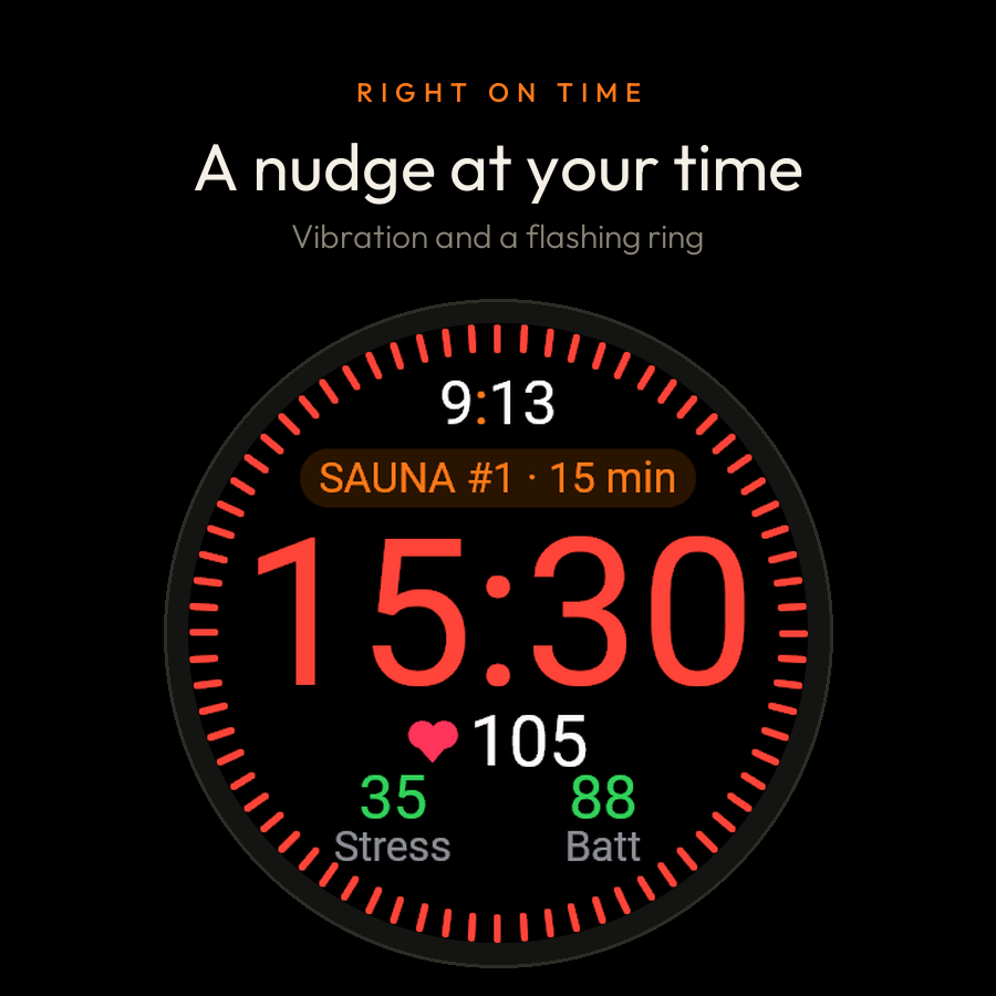 sauna sauna sauna!: Sauna Session Timer · Screenshot 3