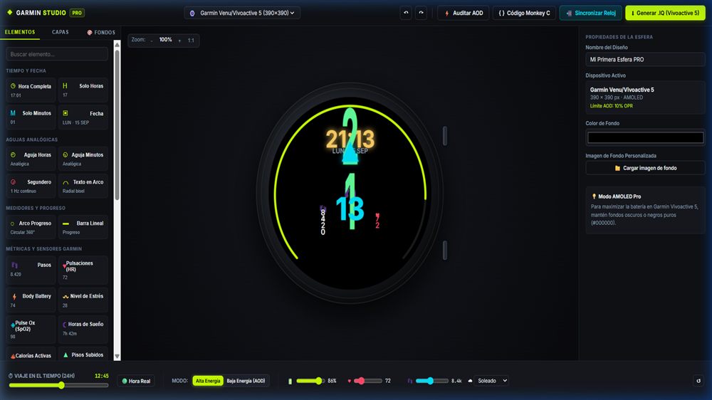 CorexFaces: Custom Watch Face Player · Screenshot 0