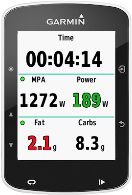 MPA and Power - Xert · Screenshot 2