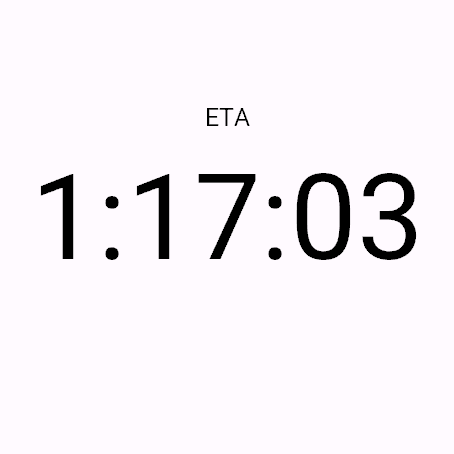 Smart ETA + Required Pace · Screenshot 0