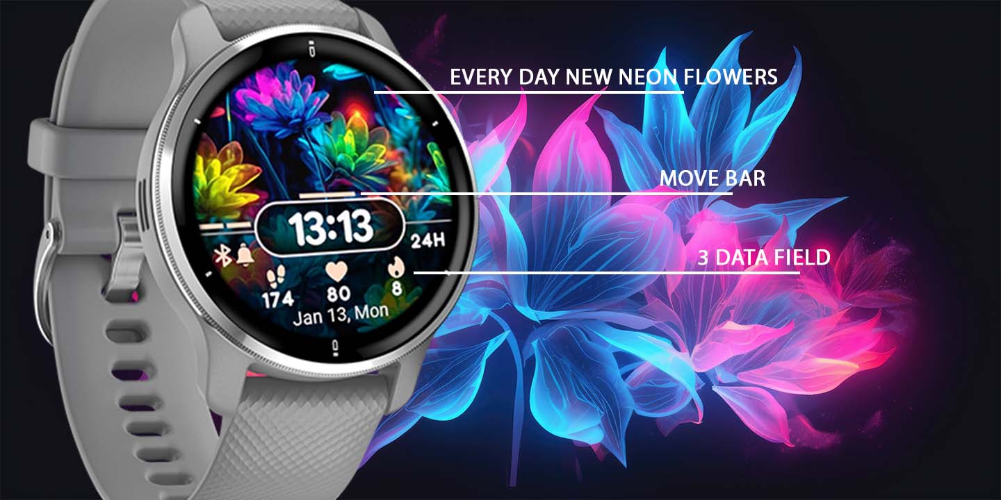 Daily Neon Flowers · Screenshot 1