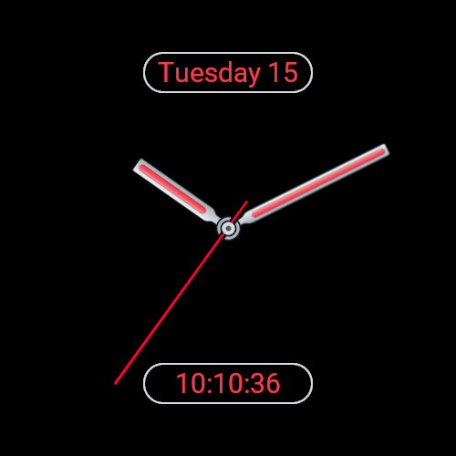 AMOLED Lines - Minimal Color Vector - Ruby · Screenshot 1