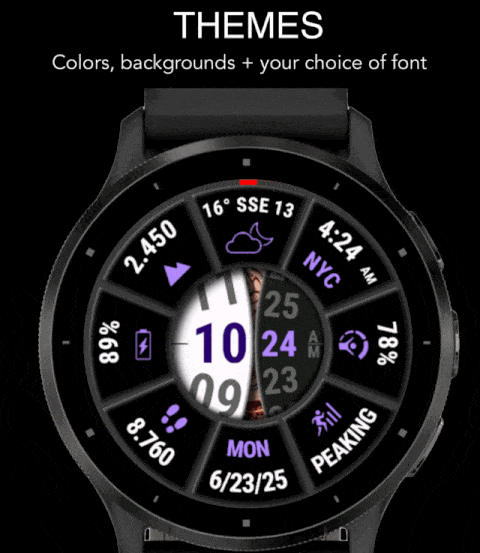 Octa Radial watch face screenshot 2