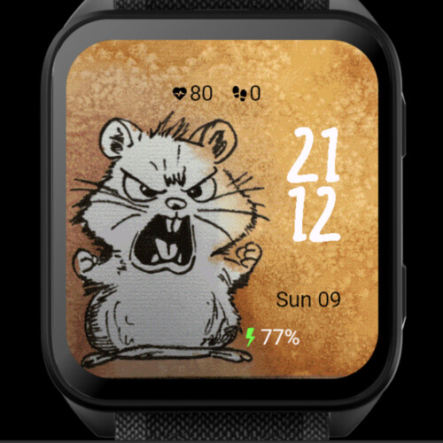 Grumpy Hamster – Watercolor Fury · Screenshot 0