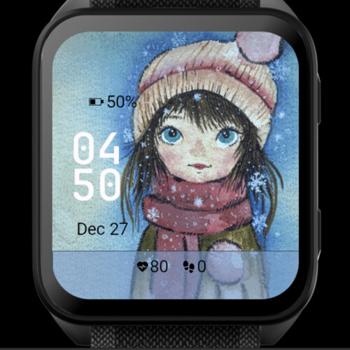 Winter Blue Eyes Watercolor · Screenshot 1