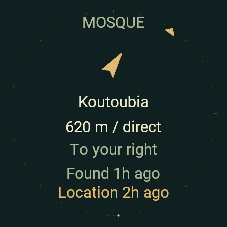 Salah Compass · Screenshot 2