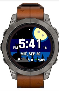 Howling Wolf - Halloween Watch Face · Screenshot 1
