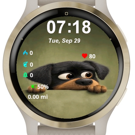 Black Brown Dog Big Eyes Peeking · Screenshot 0