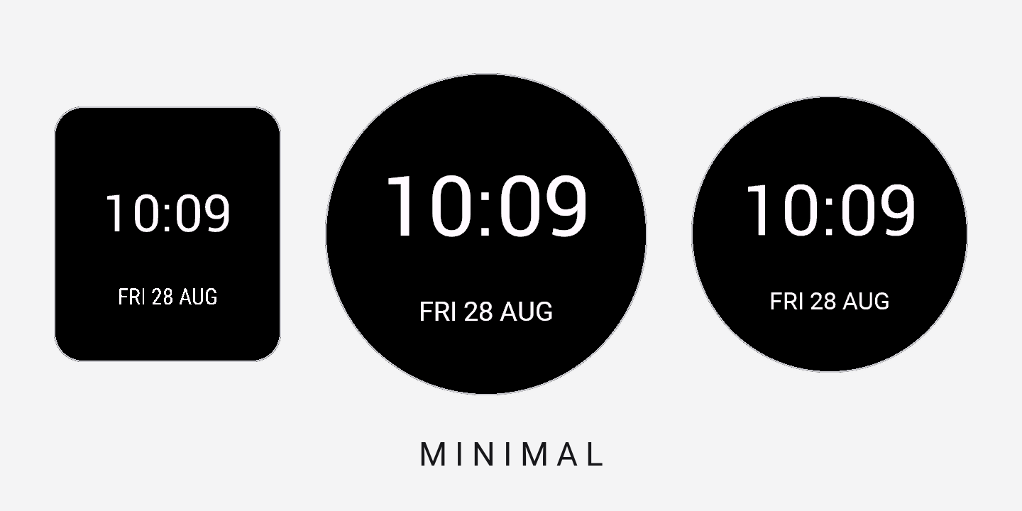 Minimalistic Watch · Screenshot 0