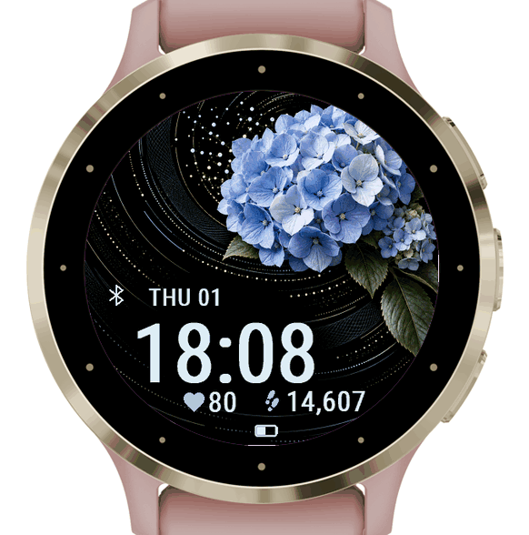 azure hydrangea · Screenshot 0