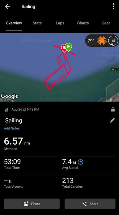 Sailing Watch Lite - race timer and startline · Screenshot 4