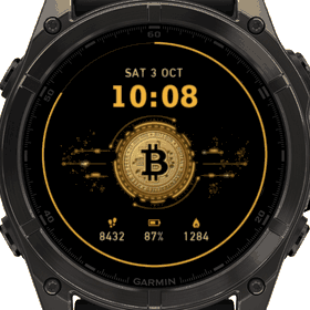Bitcoin HUD Crypto BTC Live Watch Face · Screenshot 0