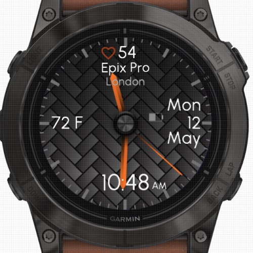 Graphite - Orange (OWM Weather) · Screenshot 3